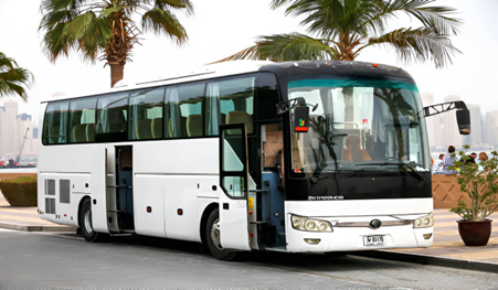 Bus on the roads of Ajman